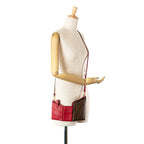 Fendi Mini Zucca and Leather 3 Pocket Crossbody (SHG-Q6DREy)