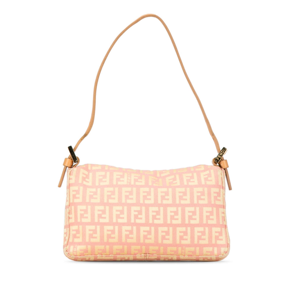 Fendi Mini Zucchino Canvas Baguette (SHG-ezjzrs)