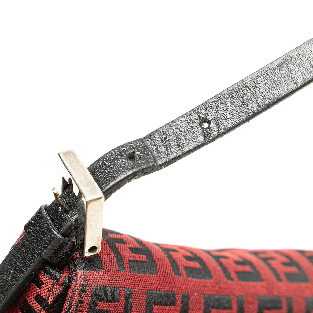Fendi Mini Zucchino Canvas Baguette (SHG-eYEY0V)