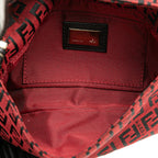 Fendi Mini Zucchino Canvas Baguette (SHG-eYEY0V)