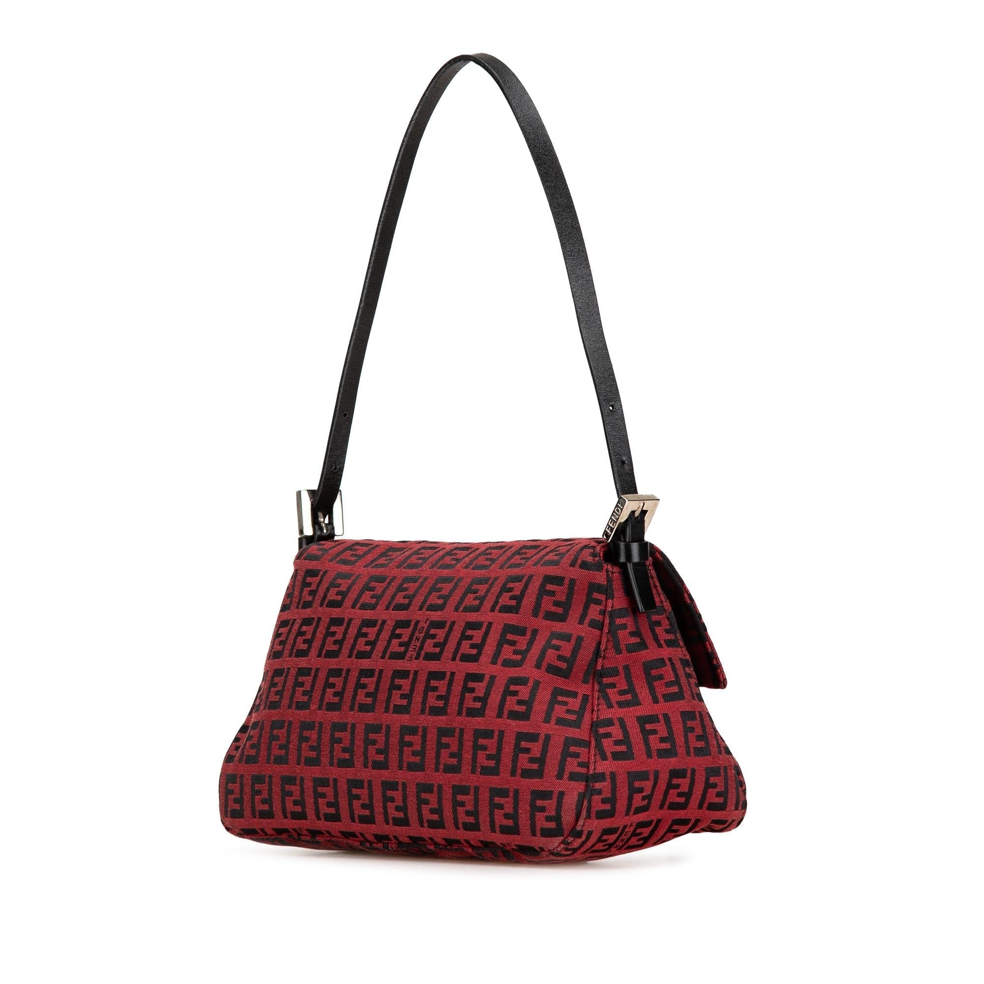 Fendi Mini Zucchino Canvas Baguette (SHG-C93Lam)