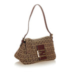 Fendi Mini Zucchino Canvas Mamma Baguette (SHG-26703)