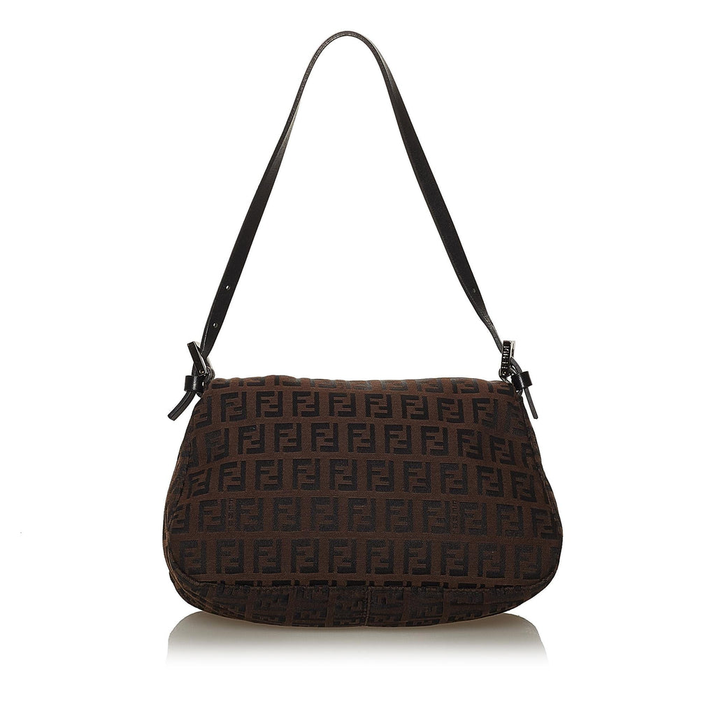 Fendi Mini Zucchino Canvas Mamma Baguette (SHG-28605)