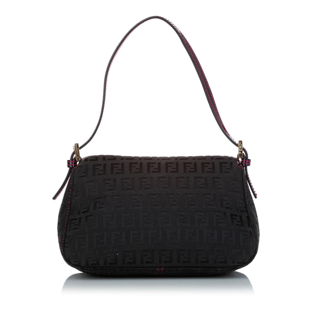 Fendi Mini Zucchino Canvas Mamma Baguette (SHG-z8xf9F)