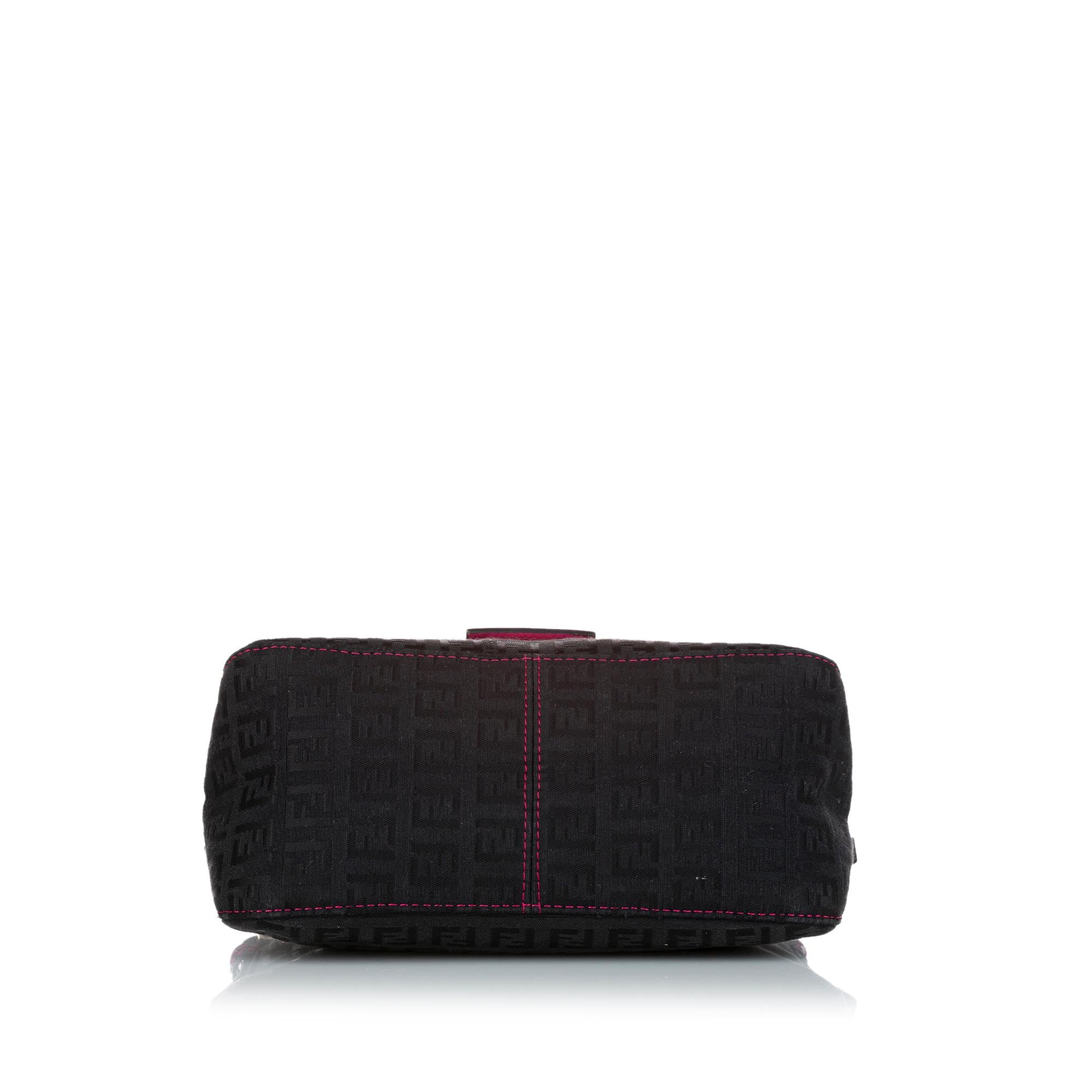 Fendi Mini Zucchino Canvas Mamma Baguette (SHG-z8xf9F)
