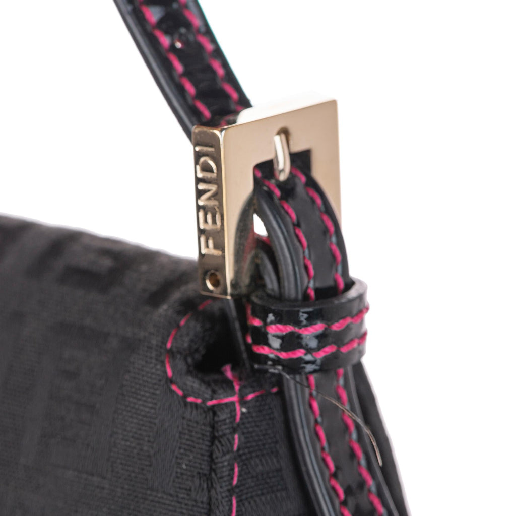 Fendi Mini Zucchino Canvas Mamma Baguette (SHG-z8xf9F)