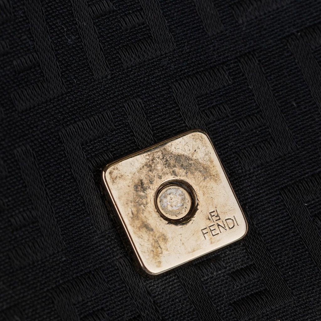 Fendi Mini Zucchino Canvas Mamma Baguette (SHG-z8xf9F)
