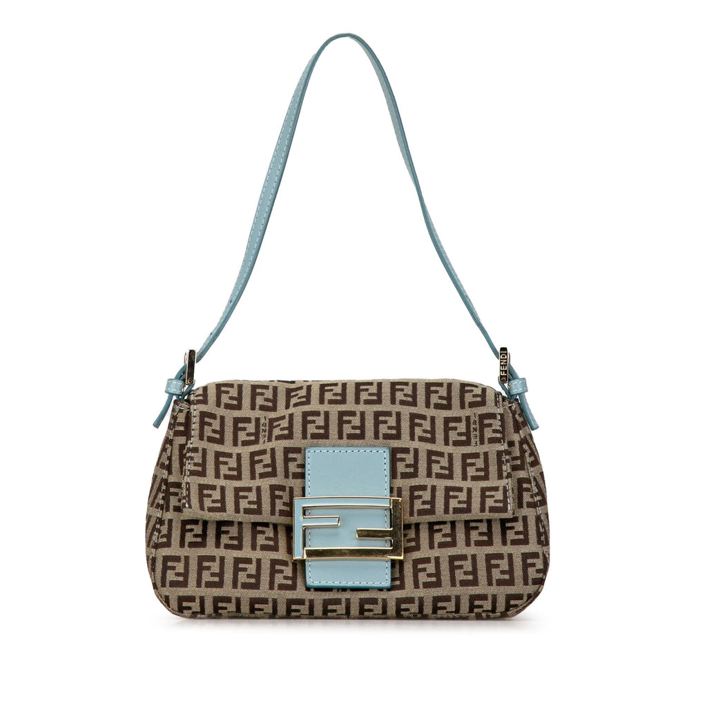 Fendi Mini Zucchino Canvas Mamma Forever (SHG-yImJLi)