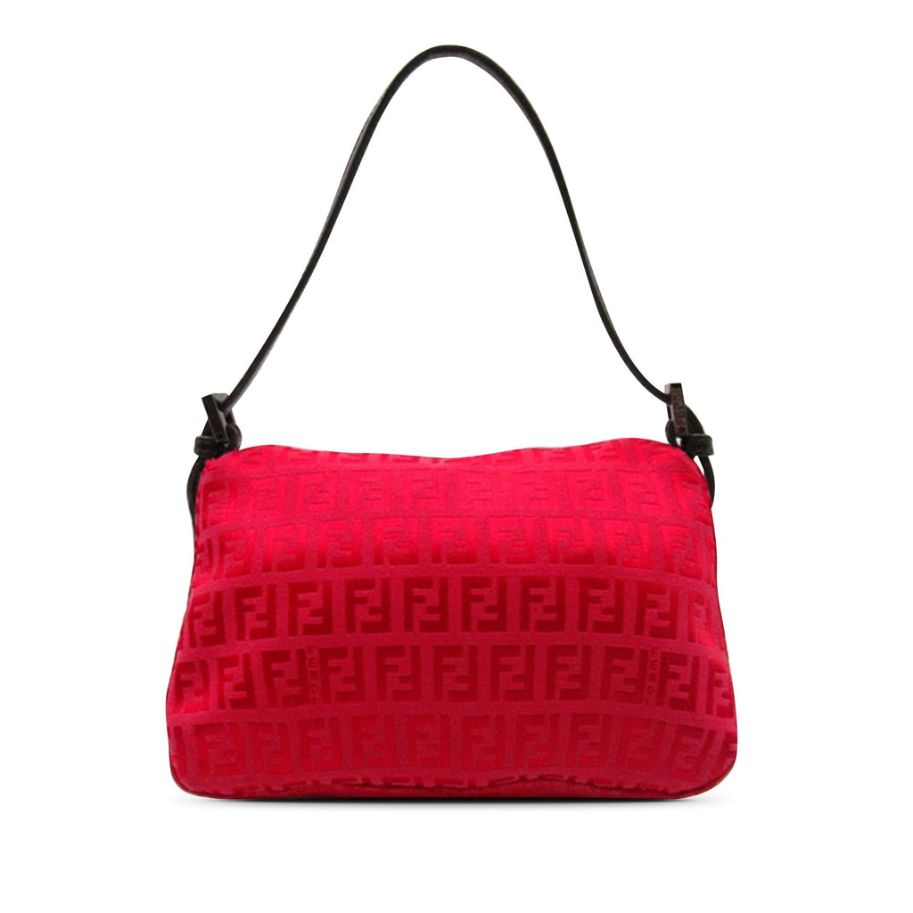 Fendi Mini Zucchino Canvas Mamma Shoulder Bag (SHG-hUhJV9)