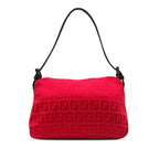 Fendi Mini Zucchino Canvas Mamma Shoulder Bag (SHG-hUhJV9)