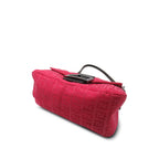 Fendi Mini Zucchino Canvas Mamma Shoulder Bag (SHG-hUhJV9)