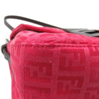 Fendi Mini Zucchino Canvas Mamma Shoulder Bag (SHG-hUhJV9)