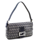 FENDI Zucchino Baguette Navy