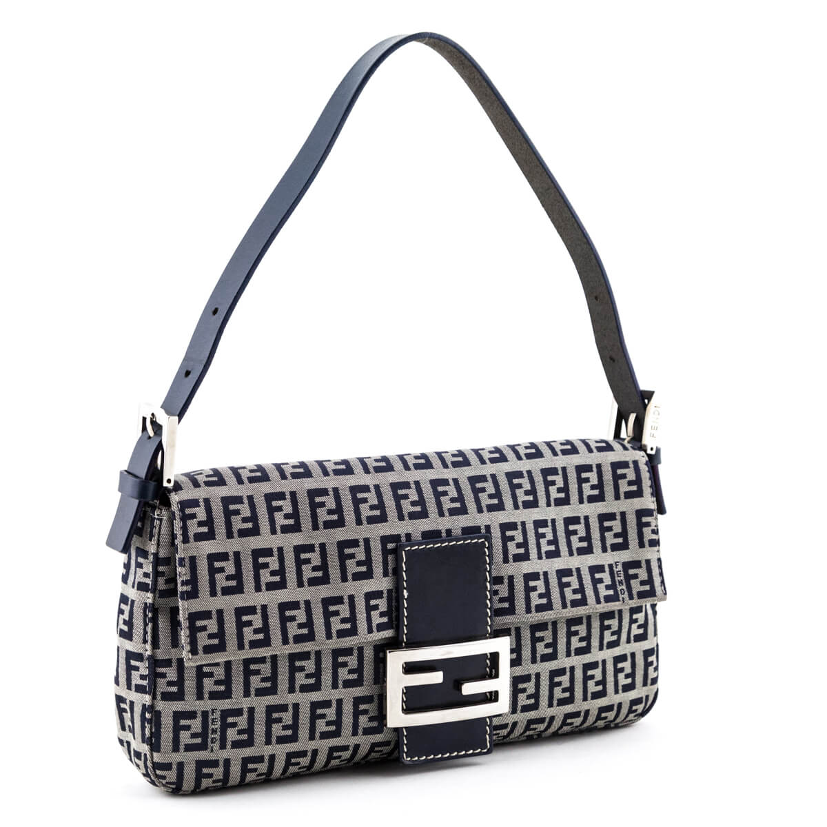 FENDI Zucchino Baguette Navy