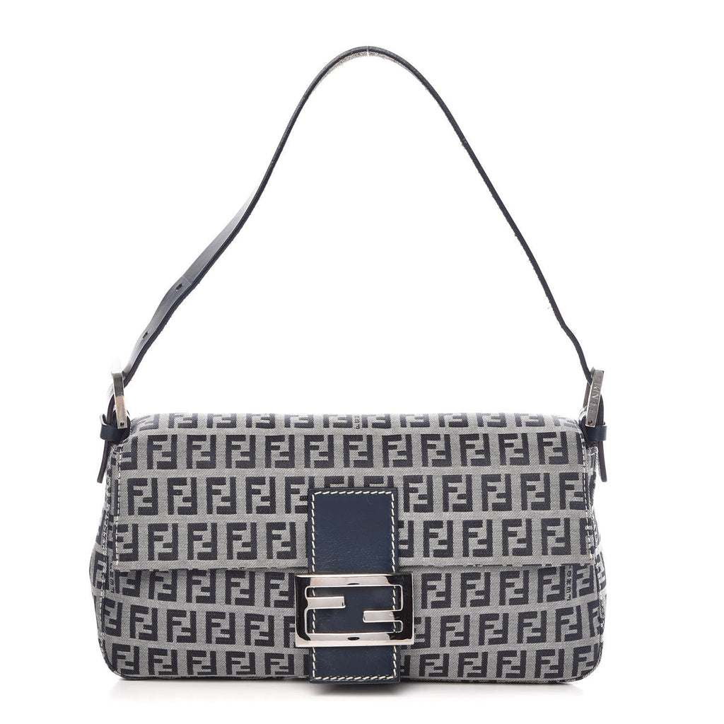 FENDI Zucchino Baguette Navy