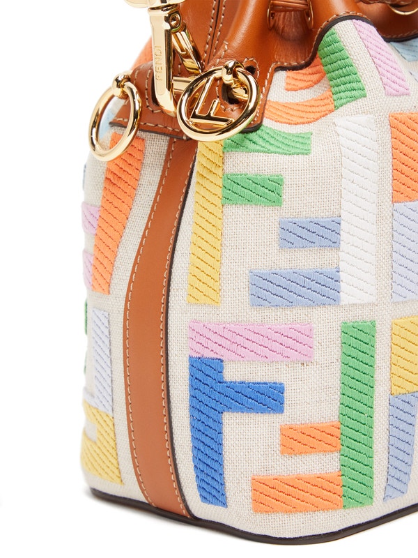 Fendi MON TRESOR FF Bucket Bag