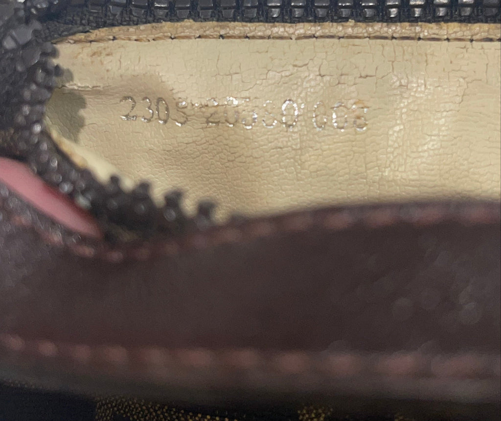 Fendi Monogram Zucca "Tobacco" Mini Pochette Brown