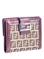 Fendi Monogram Zucca Wallet Brown