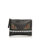 Fendi Monster Leather Clutch Bag (SHG-26144)