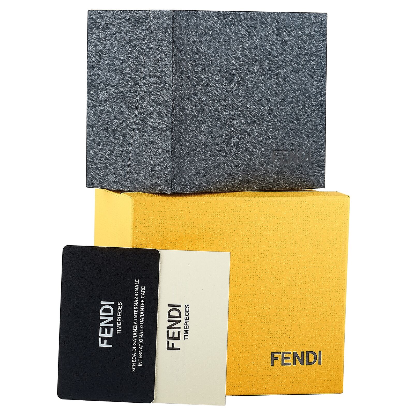 FENDI MY WAY GOLD-TONE BLACK CERAMIC WATCH