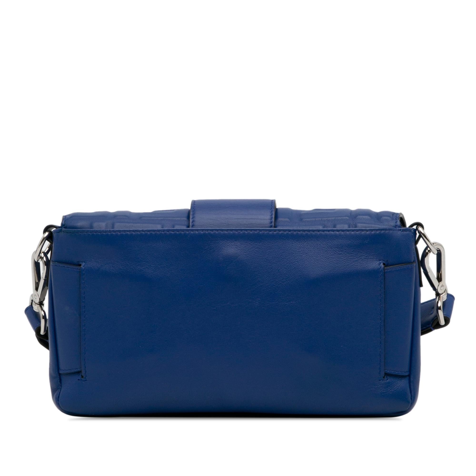 Fendi Nappa FF 1974 Embossed Belt Baguette (SHG-QBKsoa)