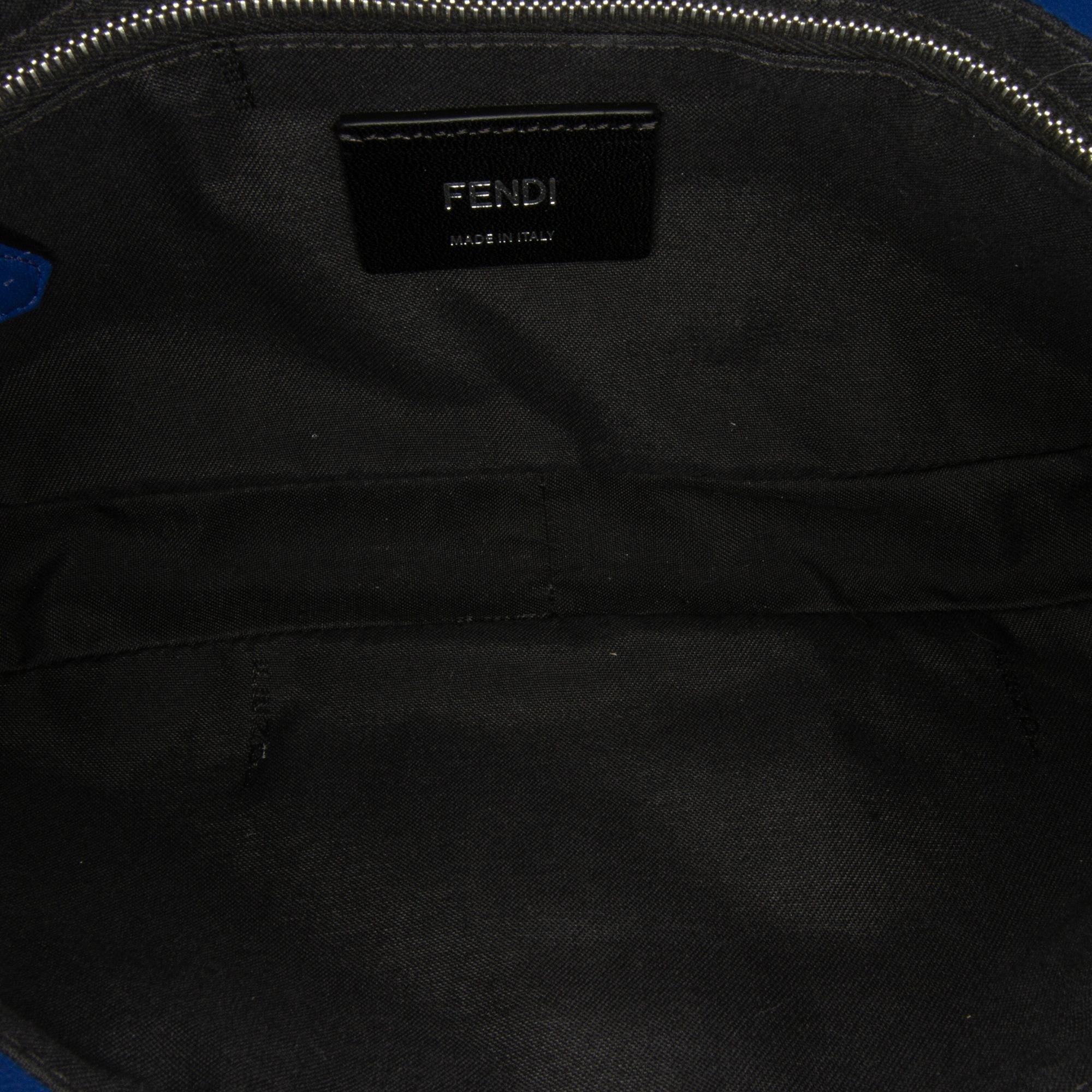 Fendi Nappa FF 1974 Embossed Belt Baguette (SHG-QBKsoa)