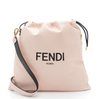 Fendi Nappa Leather Drawstring Medium Shoulder Bag (SHF-s7Ufln)
