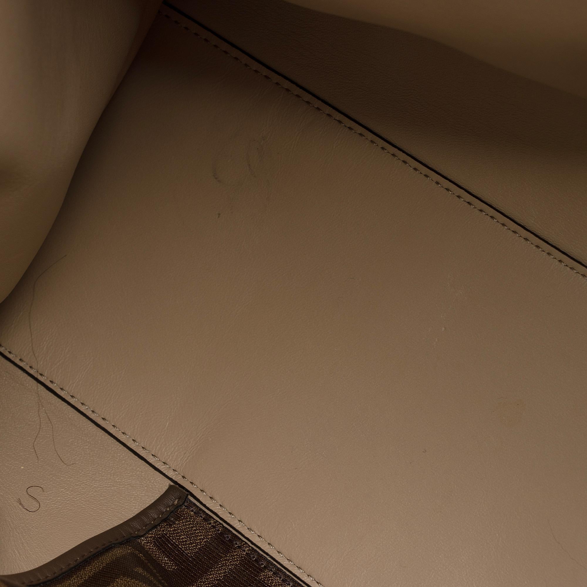 Fendi Nappa Leather Peekaboo X Lite Large Satchel (SHF-WvzNXl)