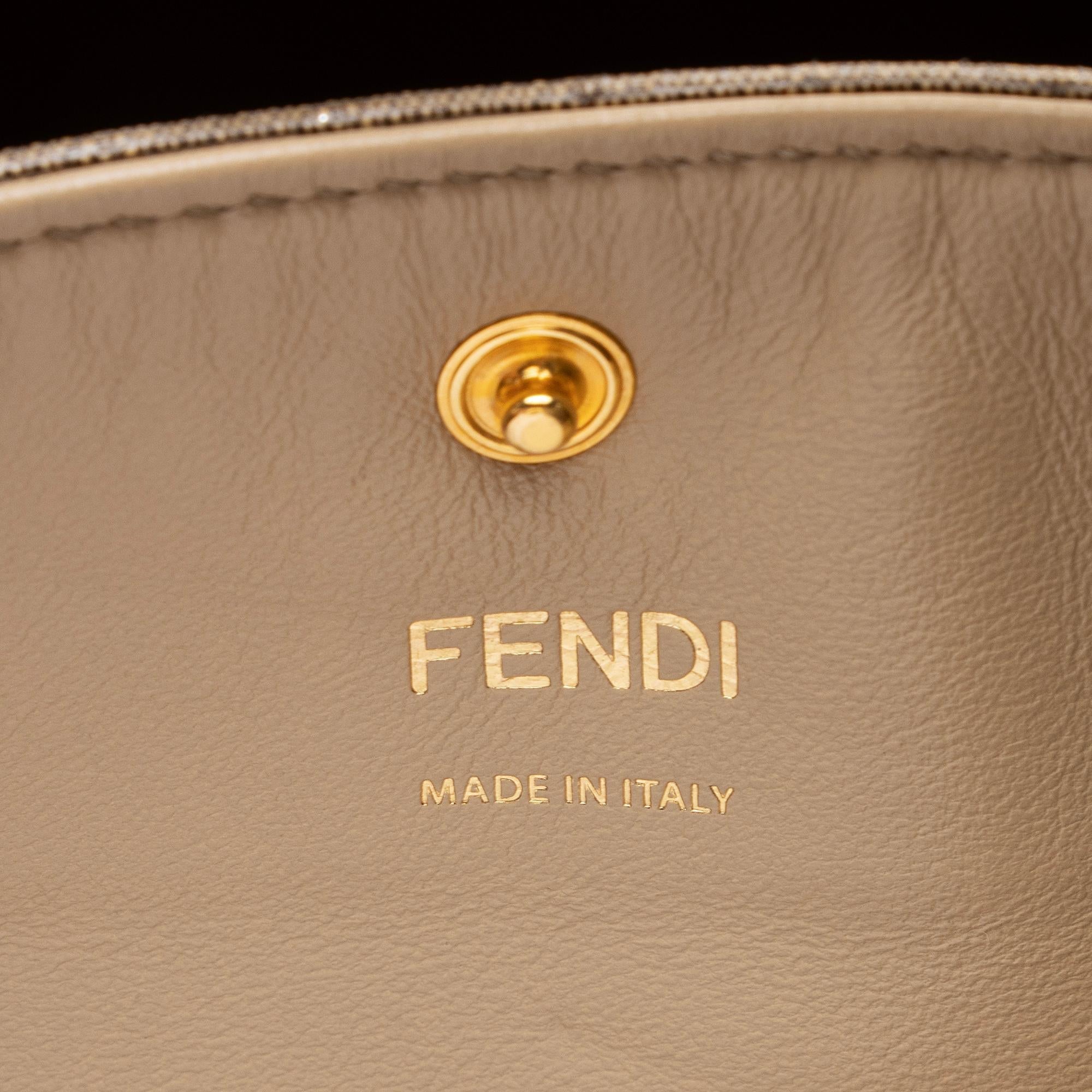Fendi Nappa Leather Peekaboo X Lite Large Satchel (SHF-WvzNXl)