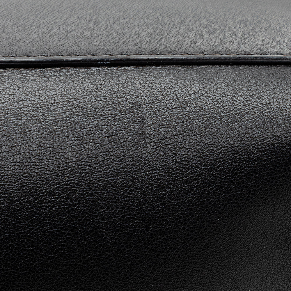 Fendi Nappa Leather Whipstitch Peekaboo Mini Shoulder Bag (SHF-19236)