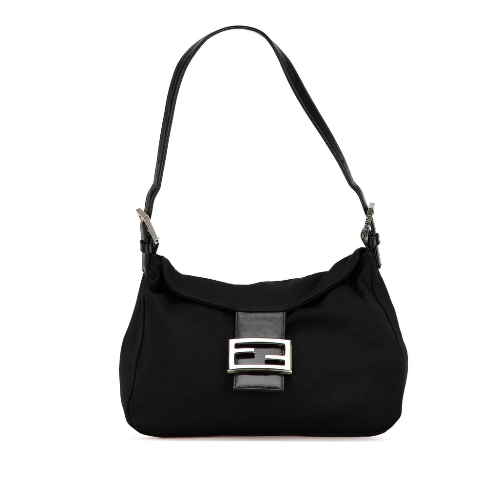 Fendi Neoprene Double Flap Shoulder Bag (SHG-Fp6HvH)