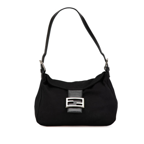 Fendi Neoprene Double Flap Shoulder Bag (SHG-Fp6HvH)