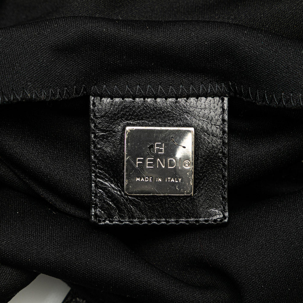 Fendi Neoprene Double Flap Shoulder Bag (SHG-Fp6HvH)