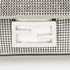 Fendi Nubuck Crystal Mini Baguette (SHF-euHxV9)