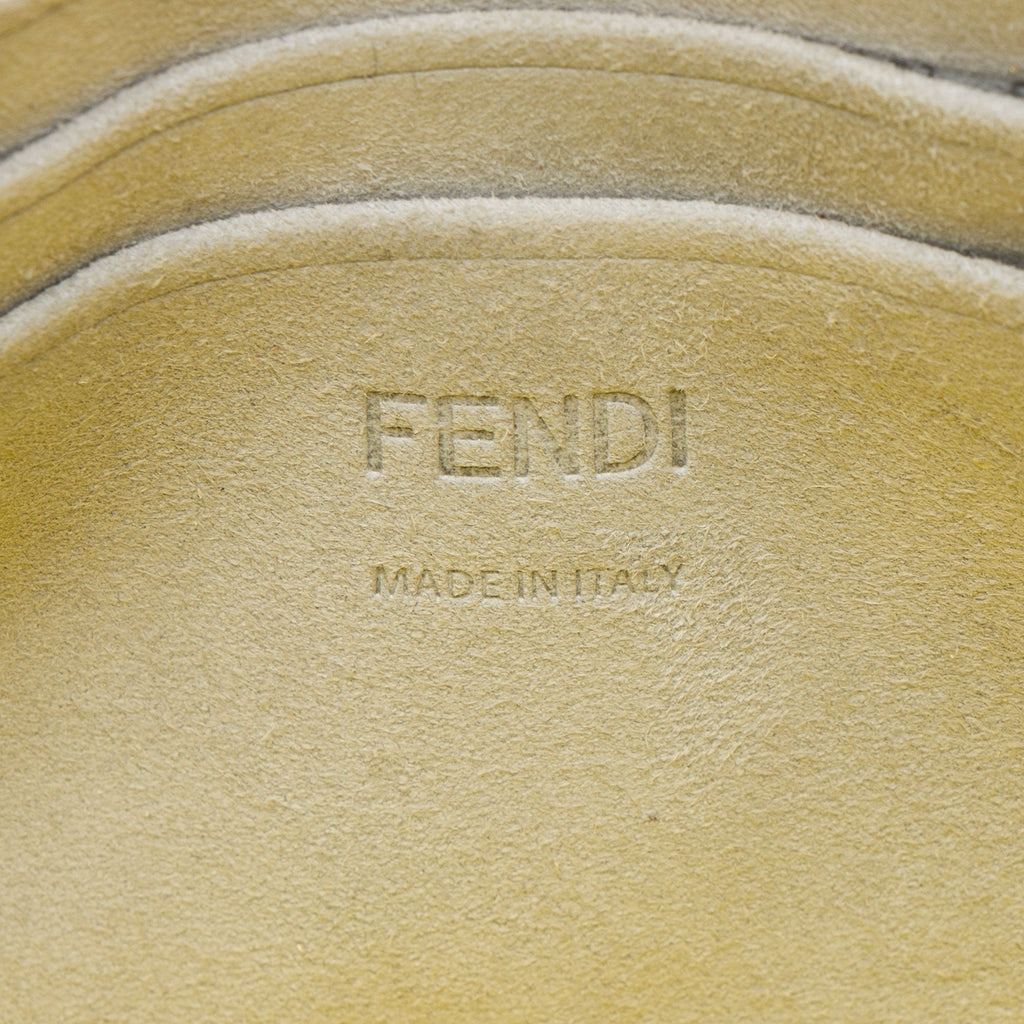 Fendi Nubuck Crystal Mini Baguette (SHF-euHxV9)