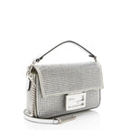 Fendi Nubuck Crystal Mini Baguette (SHF-euHxV9)