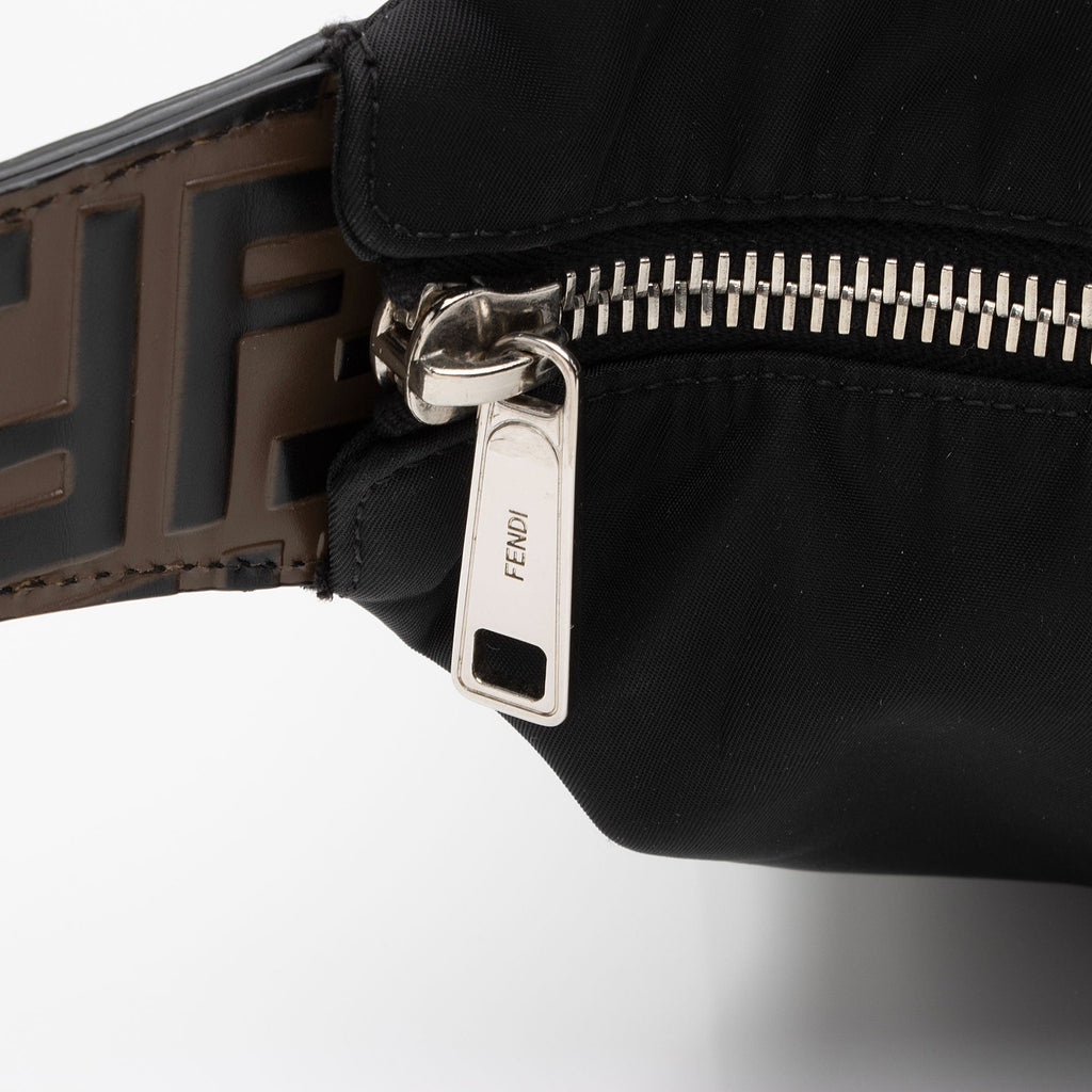 Fendi Nylon FF Embossed Calfskin Santander Backpack (SHF-FMXHgb)