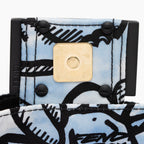 Fendi Nylon Floral Cloudy Porter Baguette Mini Phone Pouch (SHF-BE23Wb)