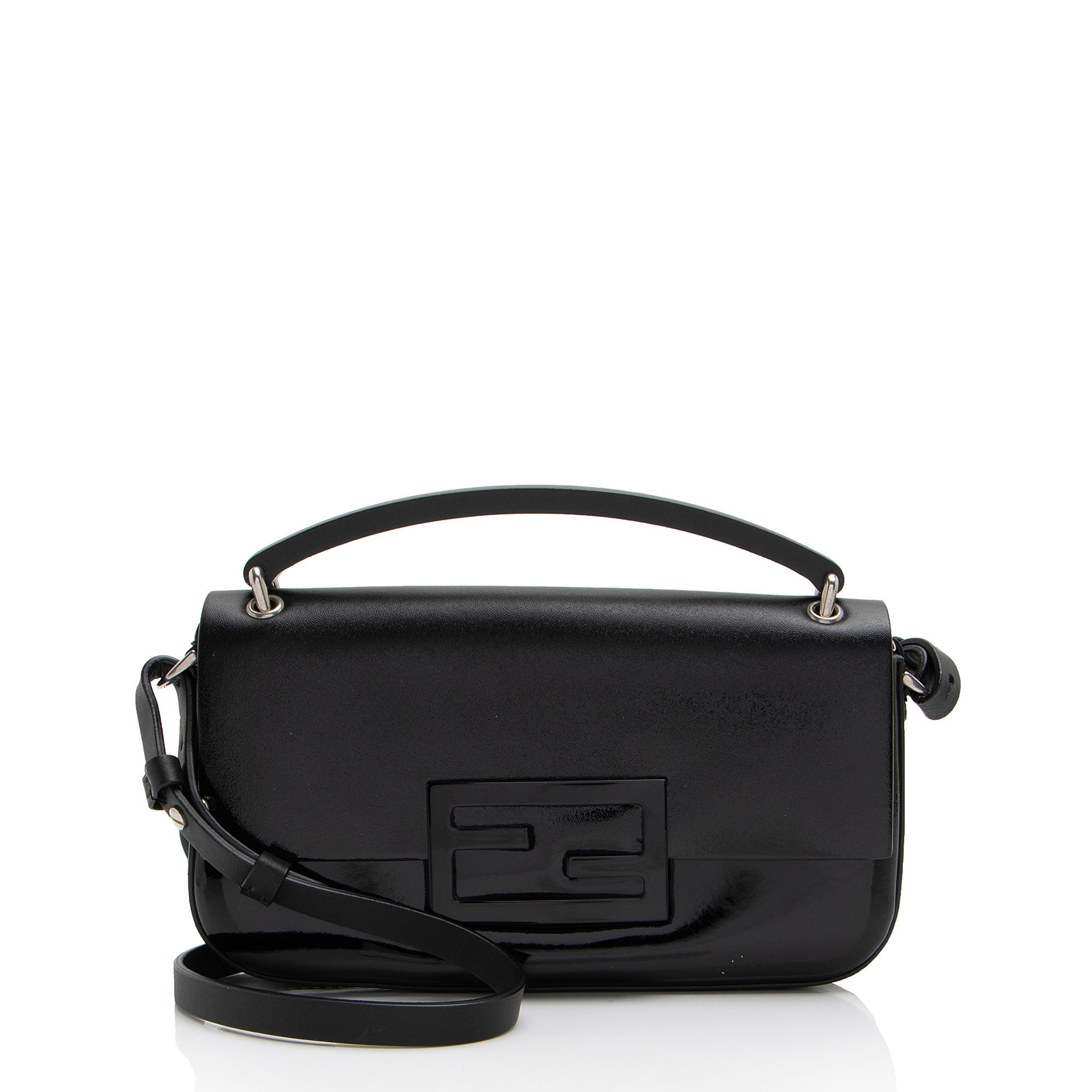 Fendi Patent Leather Liberty Sfumato Phone Baguette (SHF-ObqCTt)