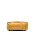 Fendi Patent Leather Push Lock Satchel