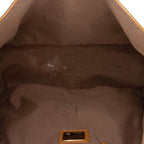 Fendi Patent Leather Push Lock Satchel