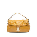 Fendi Patent Leather Push Lock Satchel