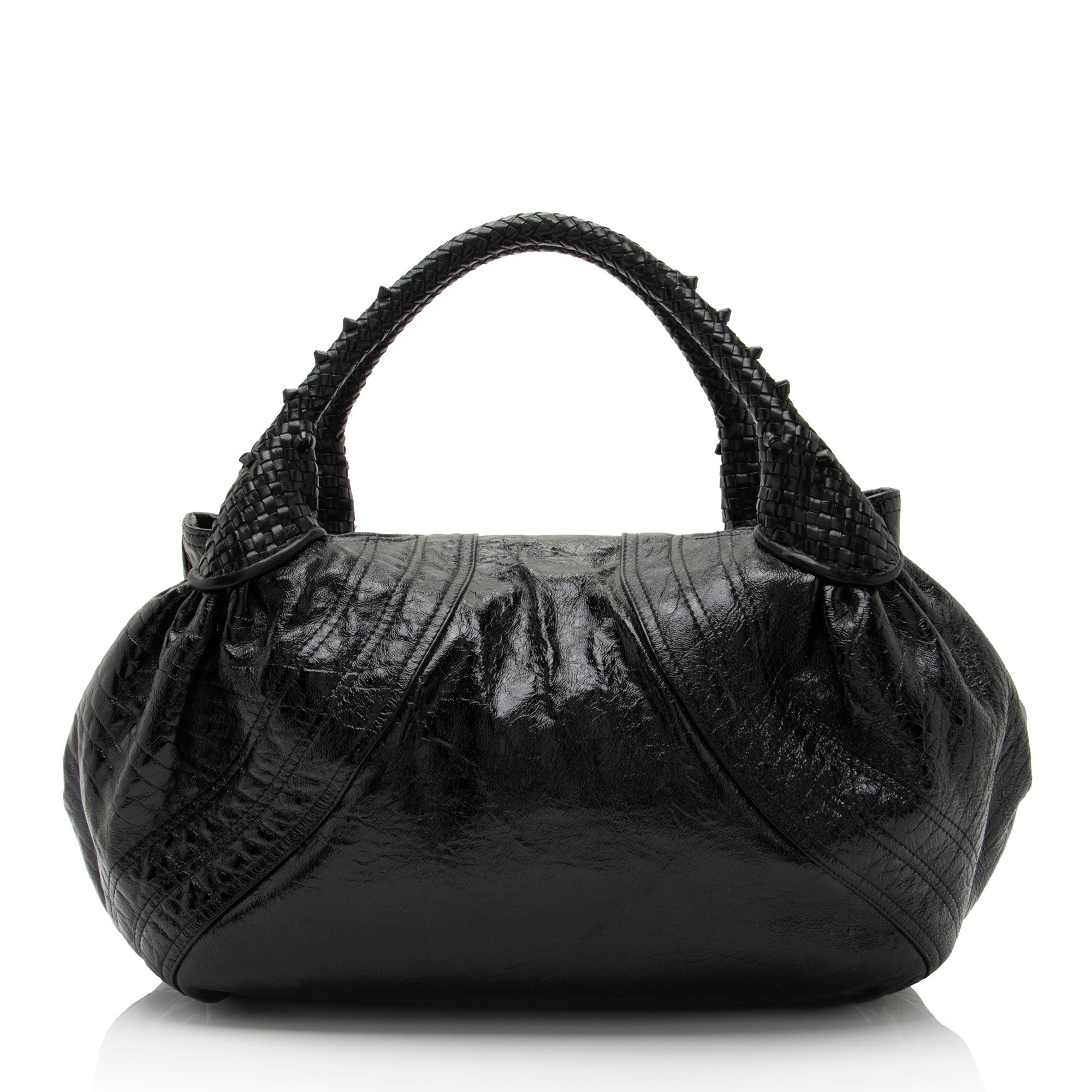 Fendi Patent Leather Spy Satchel (SHF-PigQG6)