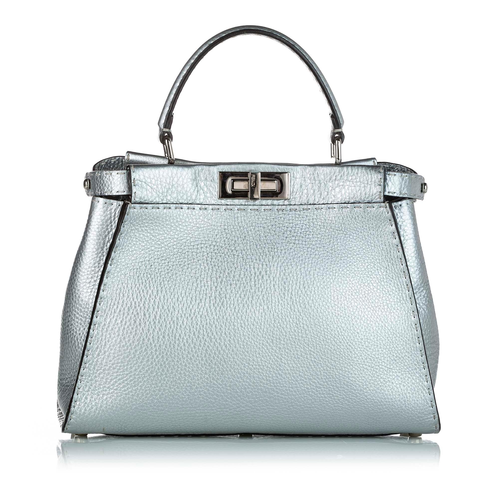 Fendi Peekaboo Leather Satchel (SHG-20756)