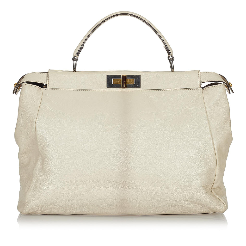 Fendi Peekaboo Leather Satchel (SHG-26729)