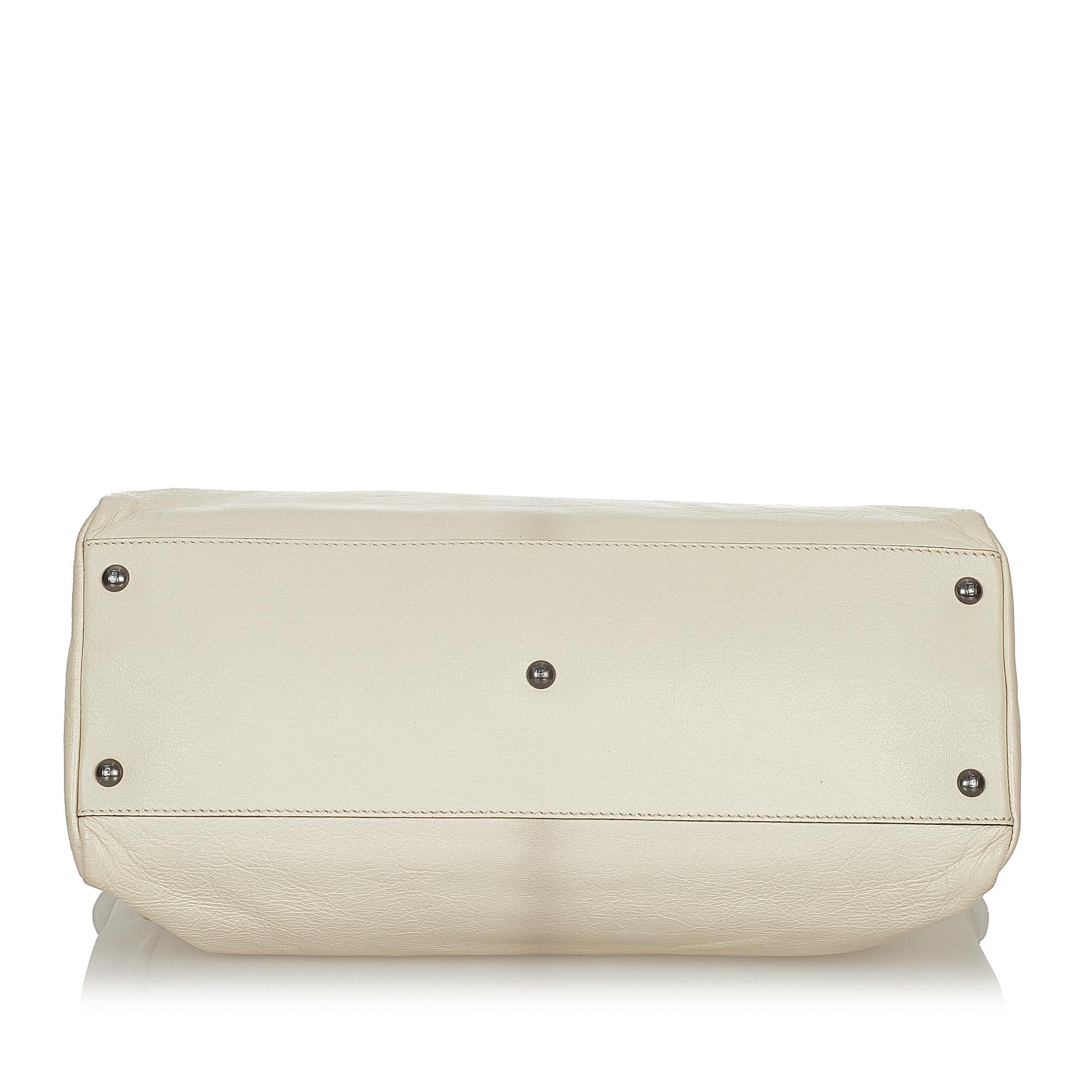 Fendi Peekaboo Leather Satchel (SHG-26729)