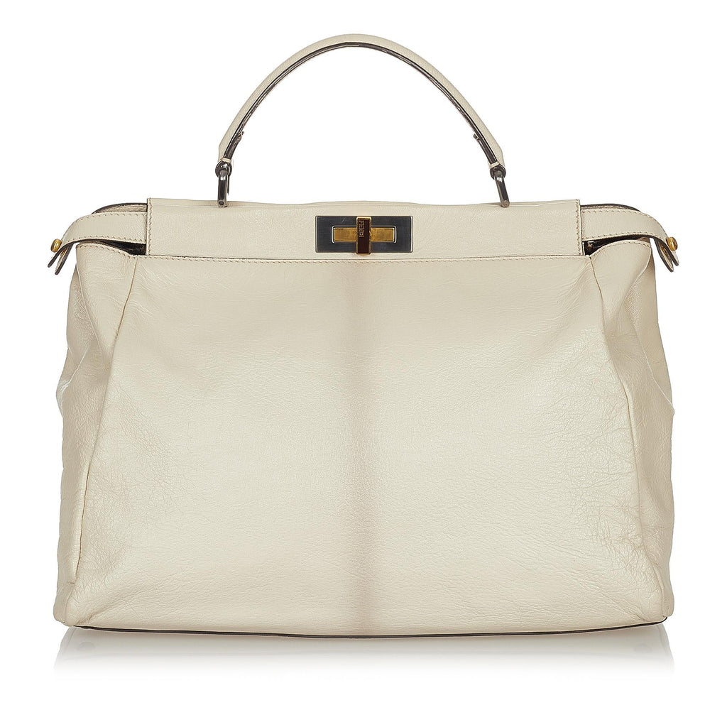 Fendi Peekaboo Leather Satchel (SHG-26729)