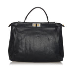 Fendi Peekaboo Leather Satchel (SHG-31245)
