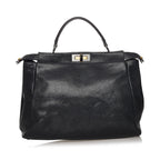 Fendi Peekaboo Leather Satchel (SHG-31245)