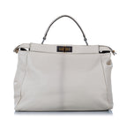 Fendi Peekaboo Leather Satchel (SHG-32335)